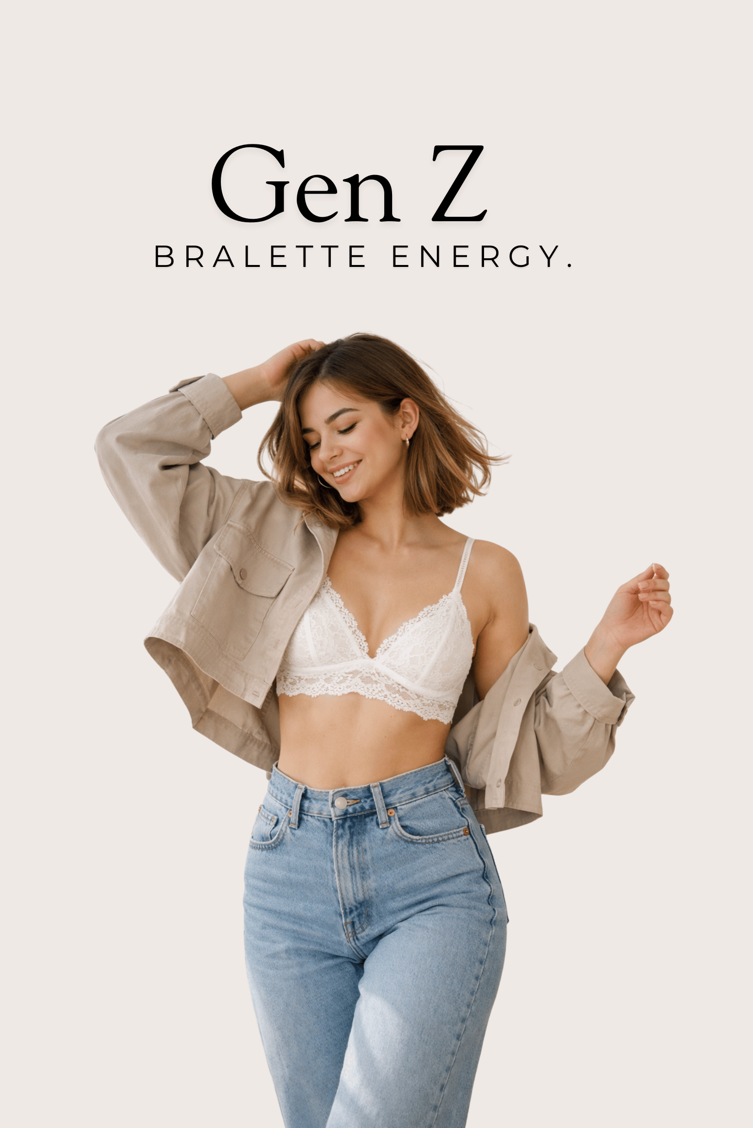 Snazzyway Gen Z bralette – stylish comfortable wirefree bra for young women